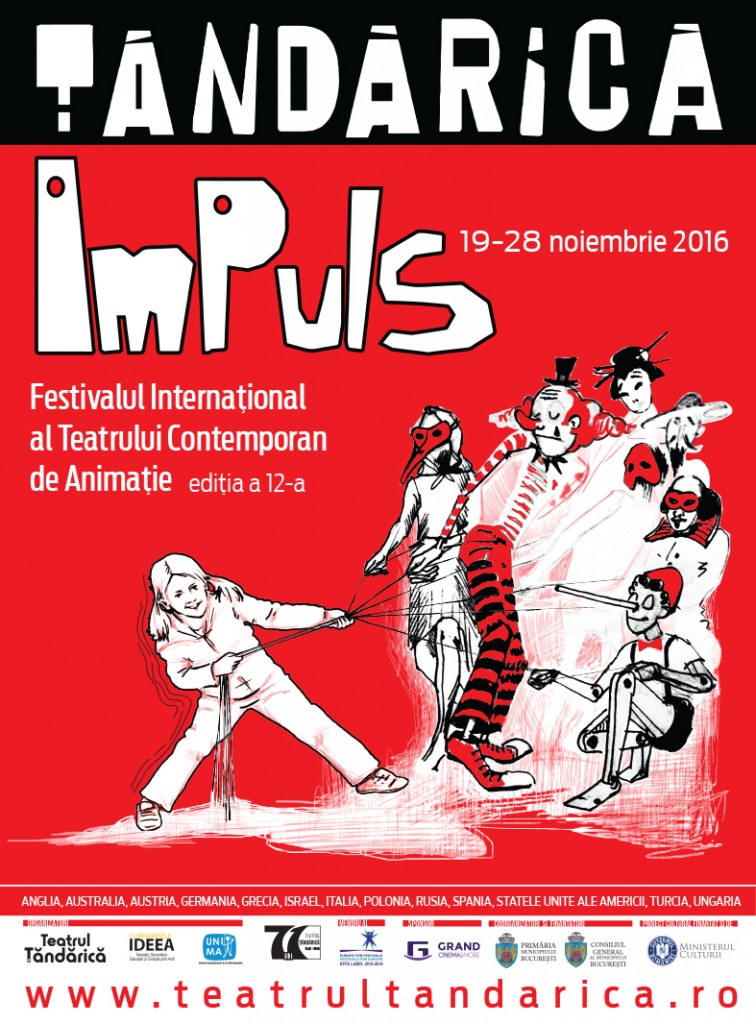 Afiș Festivalul ImPuls 2016 - Teatrul Țăndărică din București